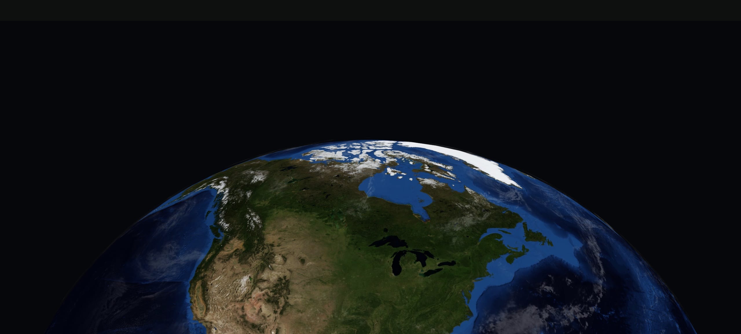 Planet Earth seen from orbit